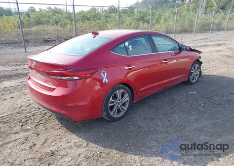 2017 Hyundai Elantra Limited z USA, uszkodzony, nr VIN 5NPD84LF7HH009407